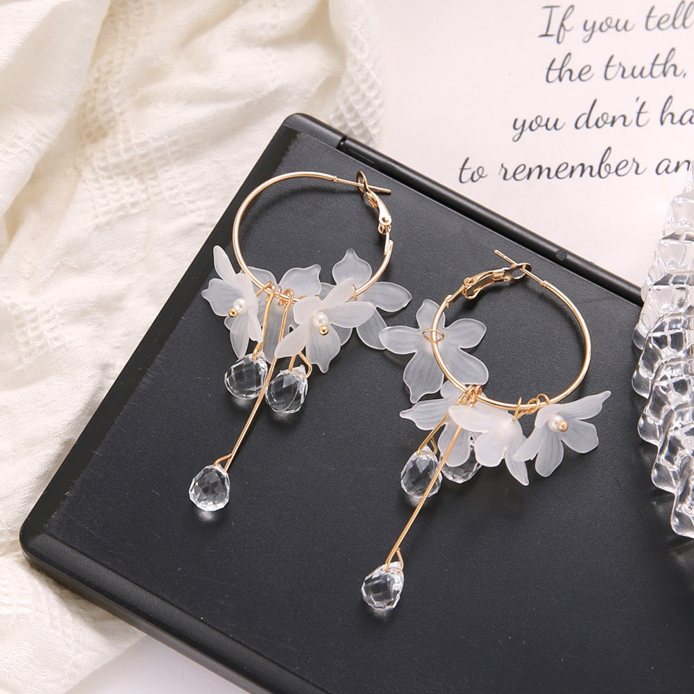 Stunning Bohemian Flower Earrings - Fashionable Statement Jewelry | Ace of Craft