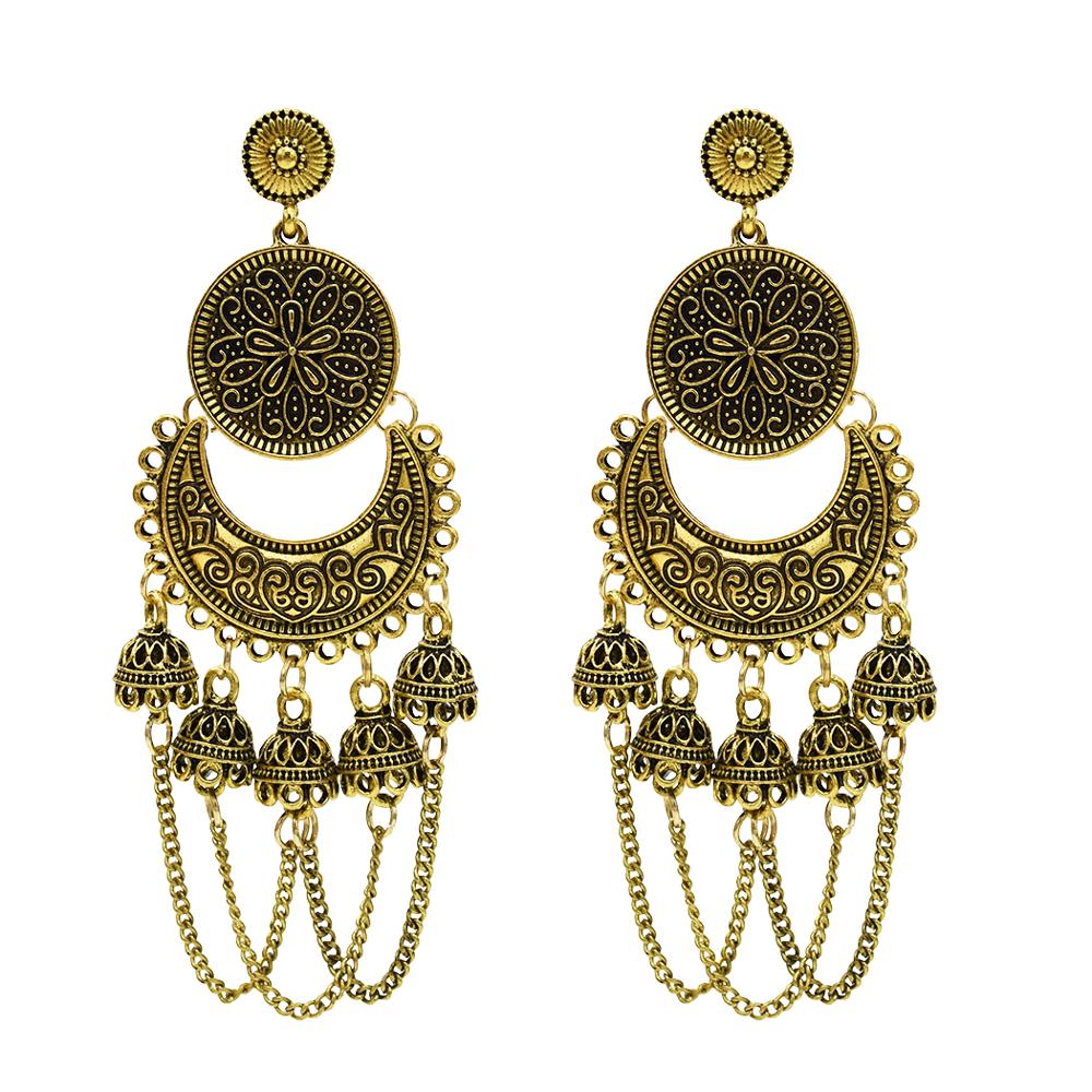 Bohemian Drop Earrings – Vintage Tribal Statement Jewelry | Ace of Craft