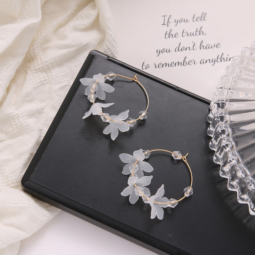 Stunning Bohemian Flower Earrings - Fashionable Statement Jewelry | Ace of Craft
