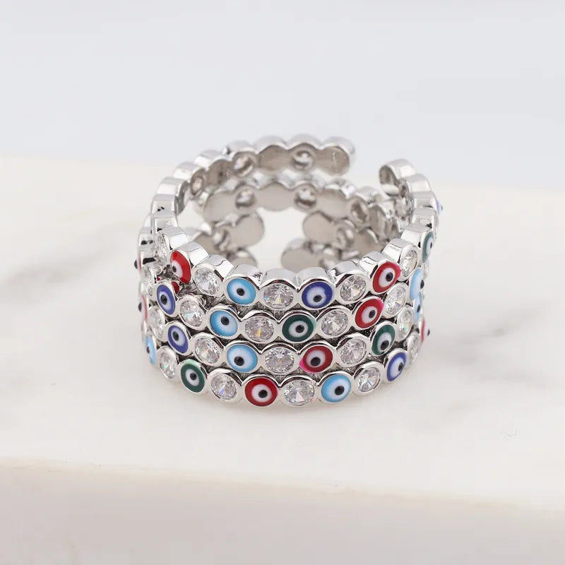 Celebrate Luck: Rainbow Eye Eternity Ring | Ace of Craft