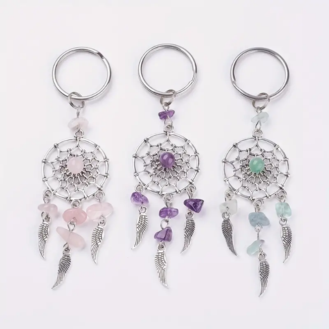 Dreamcatcher Keychains: Elevate Vibes with Crystal Magic | Ace of Craft