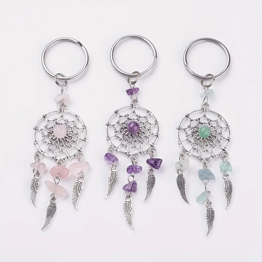 Dreamcatcher Keychains: Elevate Vibes with Crystal Magic | Ace of Craft