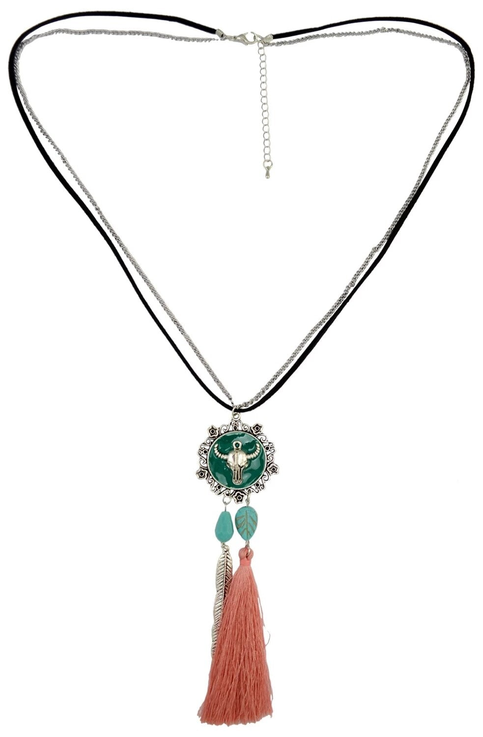 Turkish Boho Coin Tassel Necklace: Exquisite Ethnic Jewelry | Ace of Craft