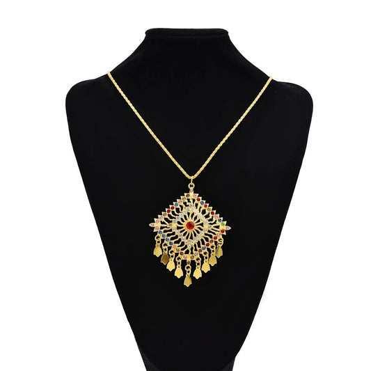 Turkish Boho Coin Tassel Necklace: Exquisite Ethnic Jewelry | Ace of Craft