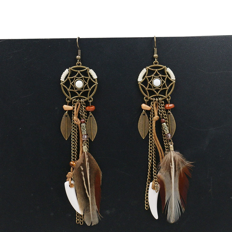 Bohemian Feather Dreamcatcher Accessories: Unique Ethnic Designs | Ace of Craft