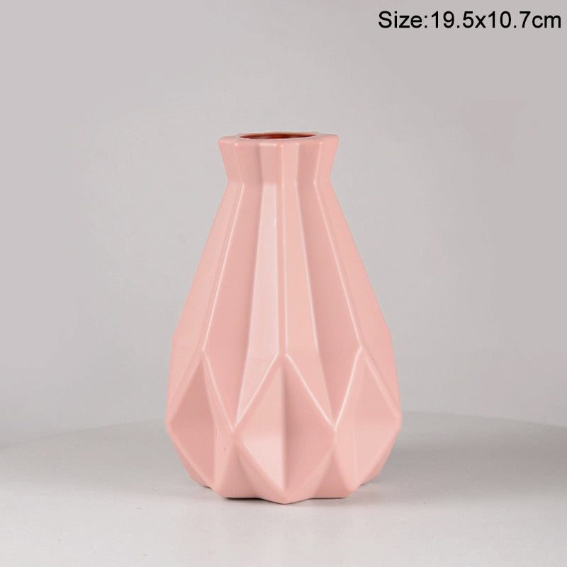 Modern Flower Vase | Plastic Bouquet Pot | Nordic Home Decoration | Ace of Craft