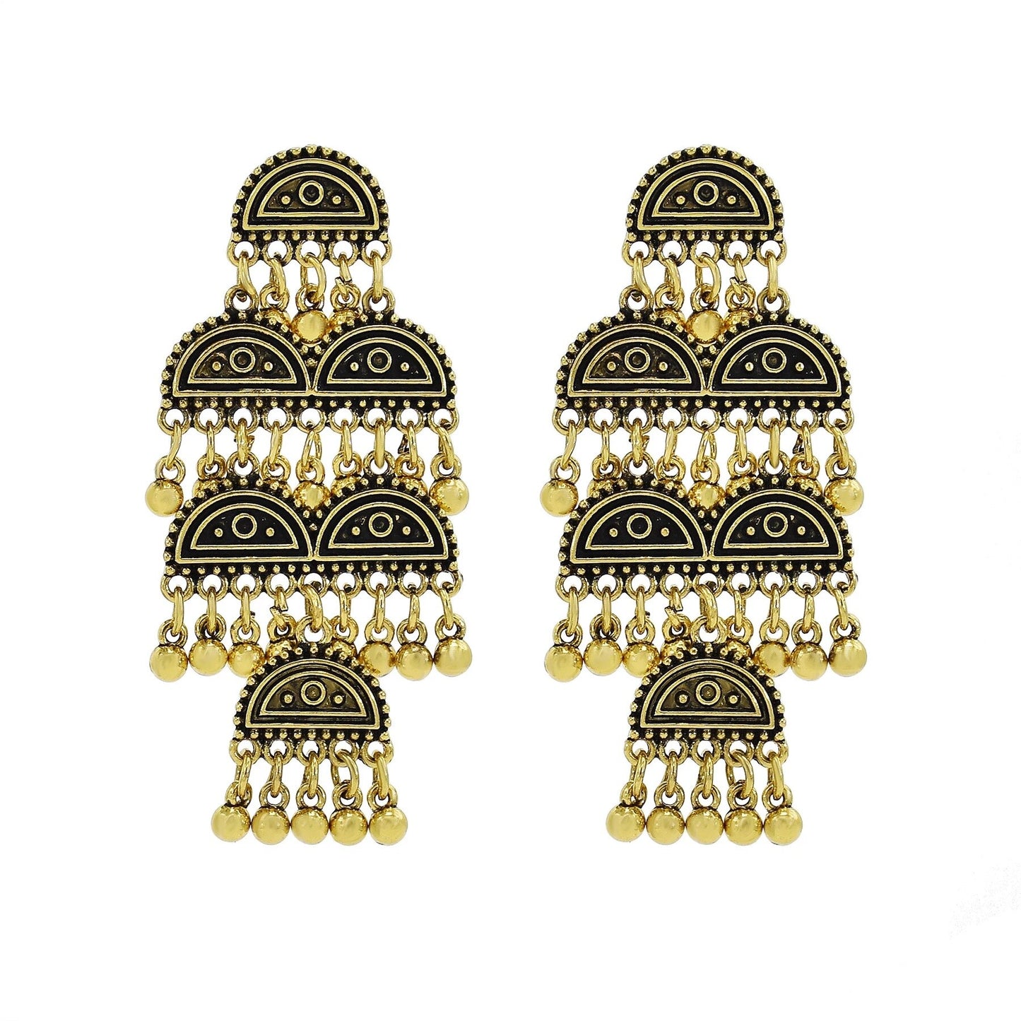 Bohemian Drop Earrings – Vintage Tribal Statement Jewelry | Ace of Craft