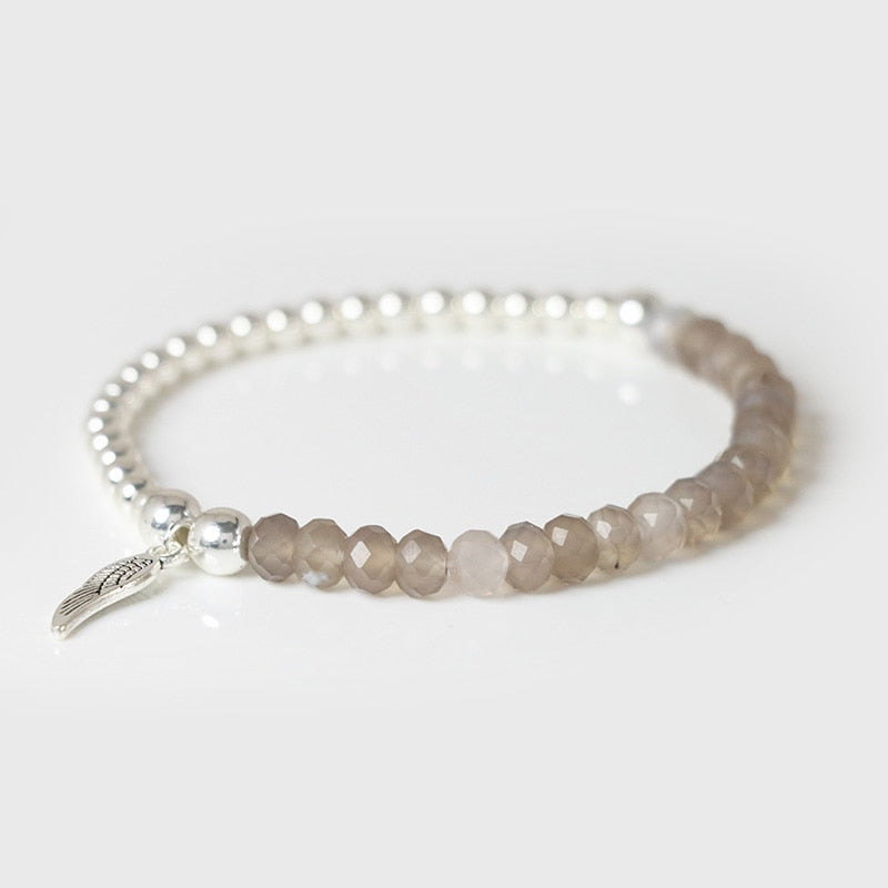 Labradorite Angel Wing Bracelet - Energy Charm for All!  | Ace of Craft