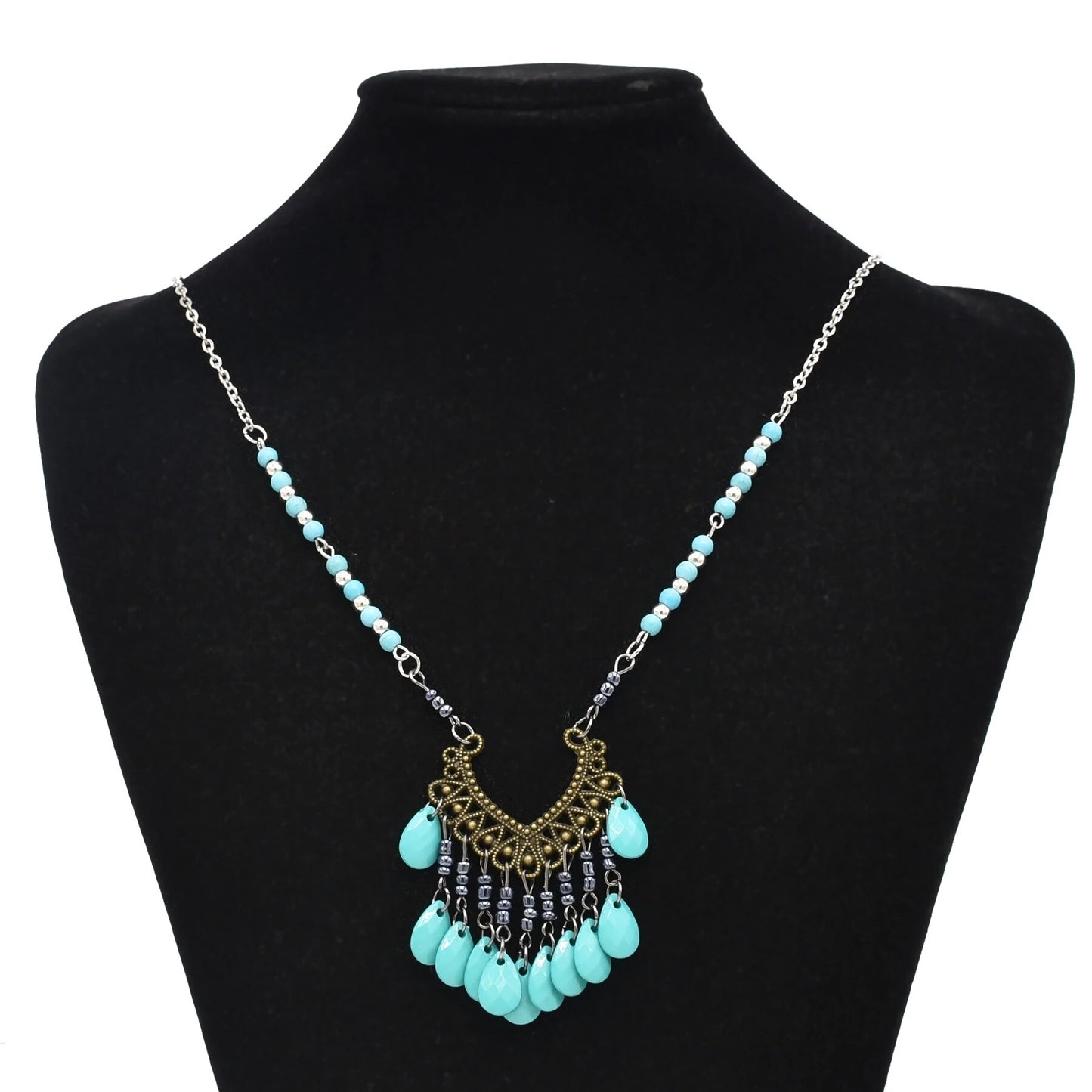 Turkish Boho Coin Tassel Necklace: Exquisite Ethnic Jewelry | Ace of Craft