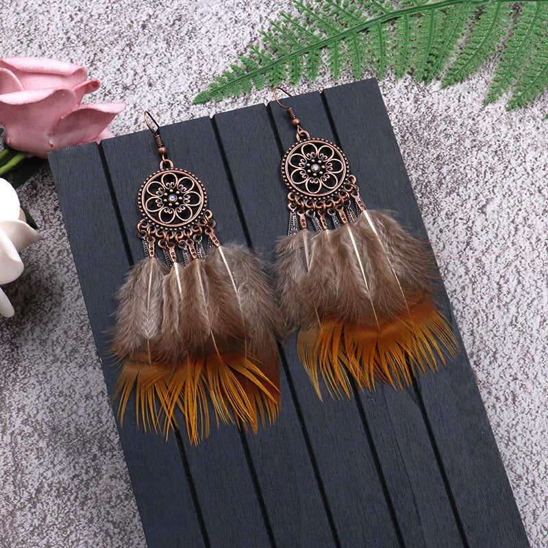 Bohemian Feather Dreamcatcher Accessories: Unique Ethnic Designs | Ace of Craft