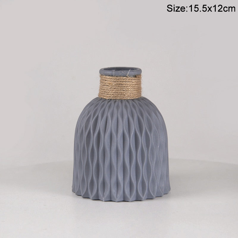 Modern Flower Vase | Plastic Bouquet Pot | Nordic Home Decoration | Ace of Craft