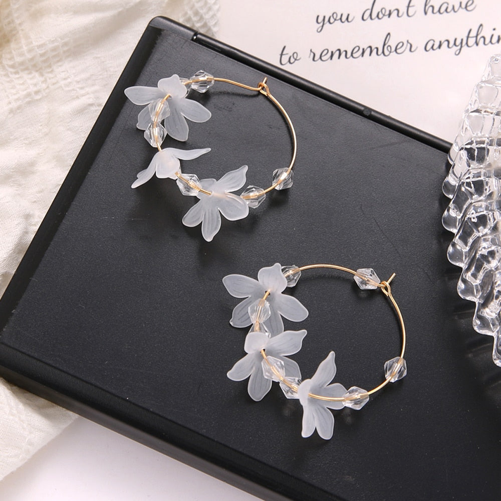 Stunning Bohemian Flower Earrings - Fashionable Statement Jewelry | Ace of Craft