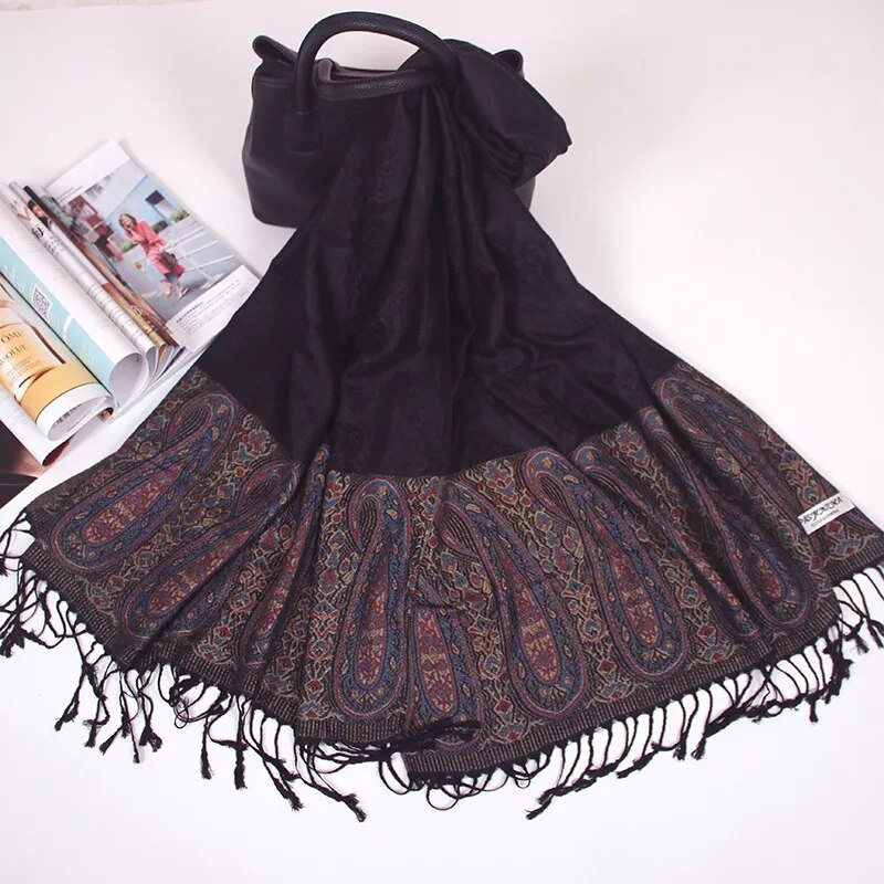 Elevate Your Look: Soft Paisley Scarves in Vibrant Colors | Ace of Craft