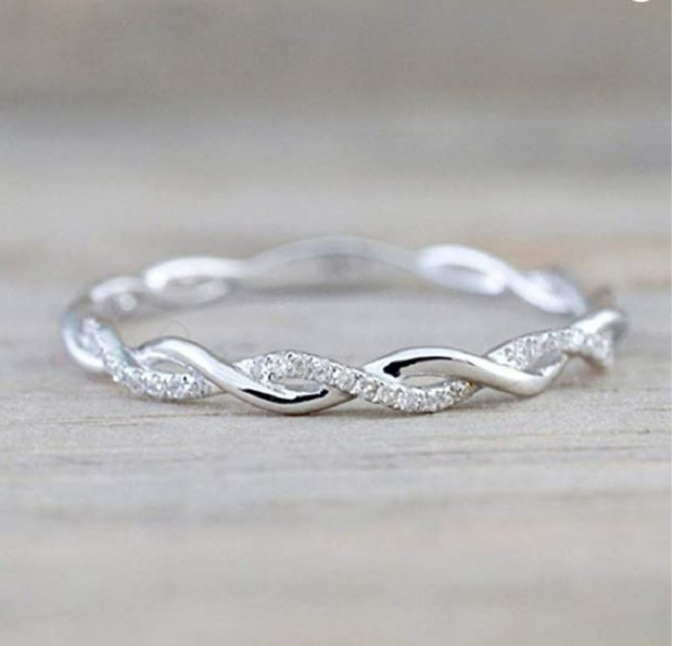 Modern Elegance: Stacking Diamond Ring | Ace of Craft
