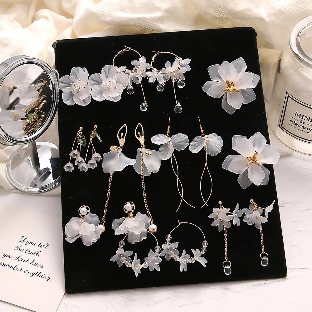 Stunning Bohemian Flower Earrings - Fashionable Statement Jewelry | Ace of Craft