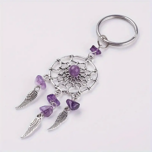 Dreamcatcher Keychains: Elevate Vibes with Crystal Magic