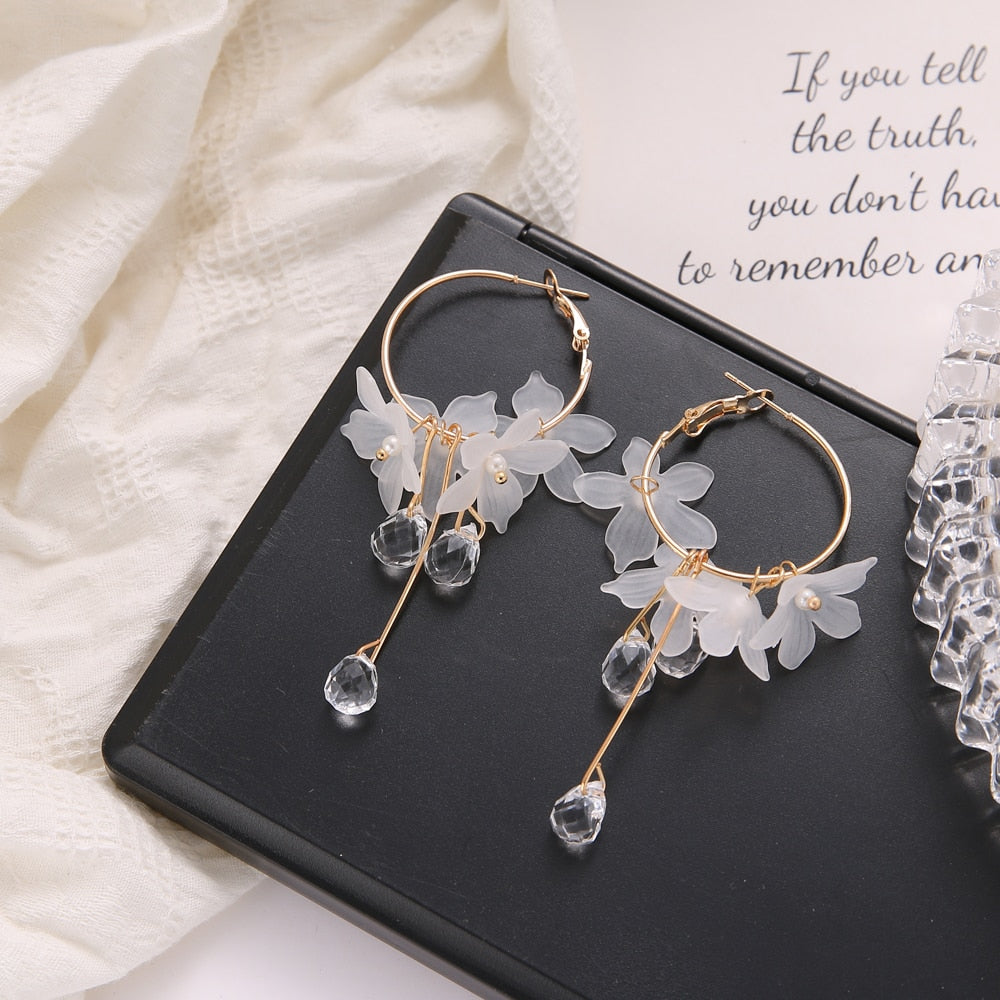 Stunning Bohemian Flower Earrings - Fashionable Statement Jewelry