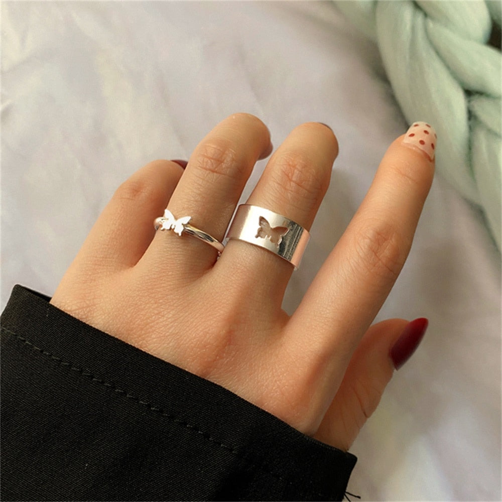 Bohemian Inspired Ring Set: Trendy Party Jewelry