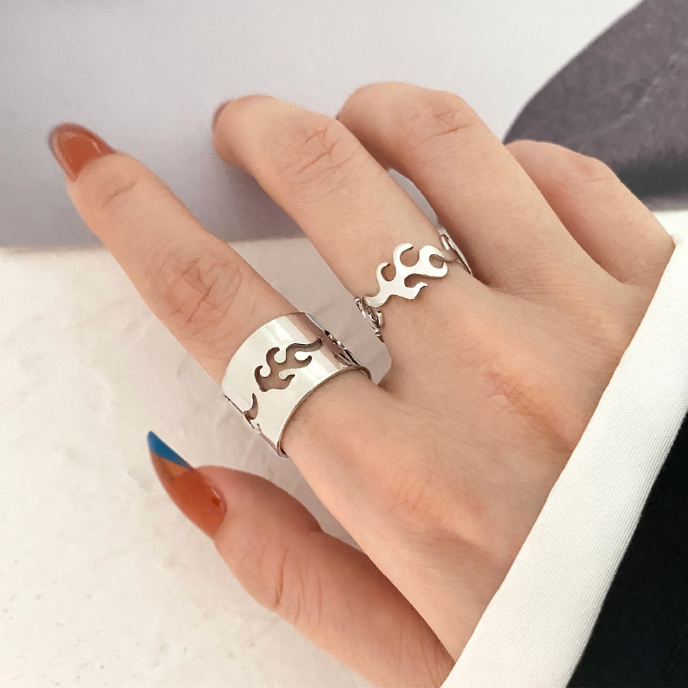 Bohemian Inspired Ring Set: Trendy Party Jewelry