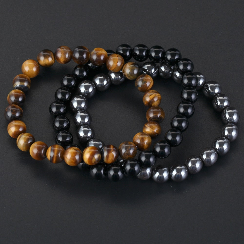 Natural Stone Bracelet Set | Women or Men Jewelry