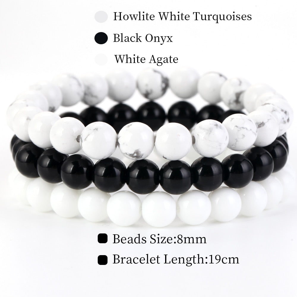 Natural Stone Bracelet Set | Women or Men Jewelry