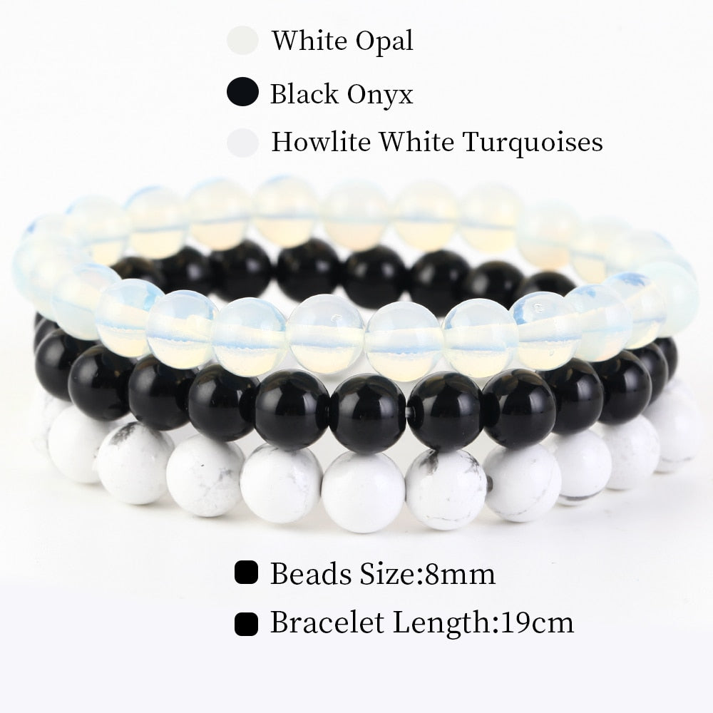 Natural Stone Bracelet Set | Women or Men Jewelry