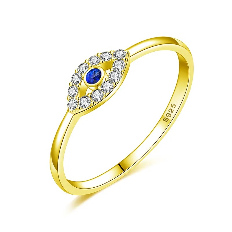 Evil Eye Charm Ring: A Touch of Glamour