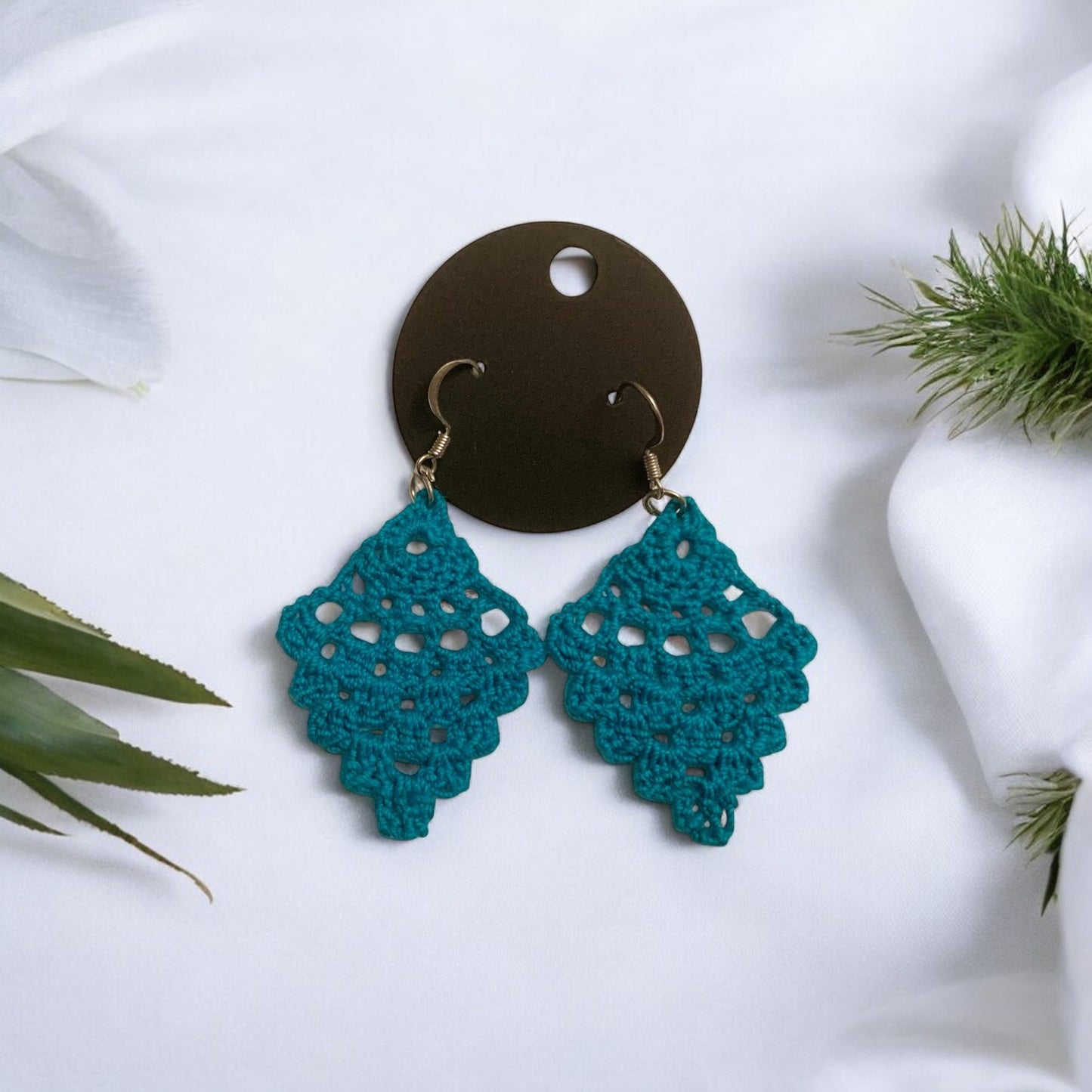 Crocheted Pineapple-Shaped Drops : Quirky & Playful Statement Pieces