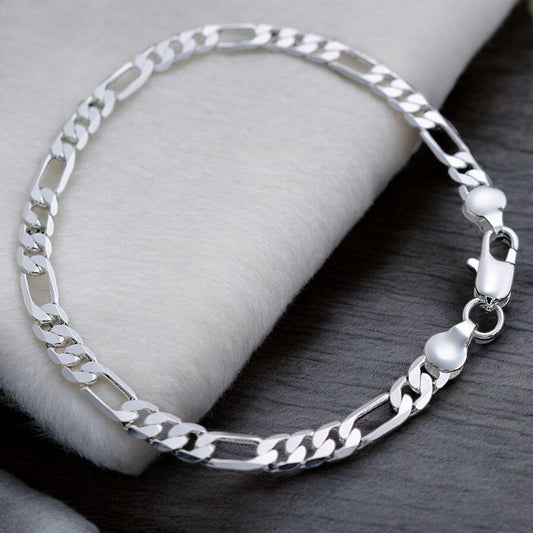 Silver Chain Jewelry Duo: Shine Together