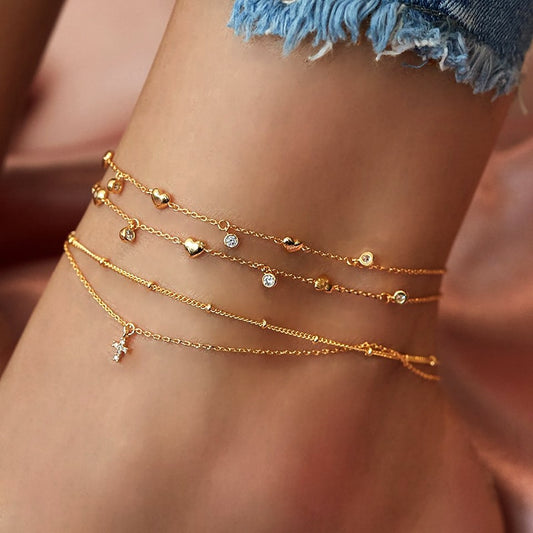 Beachy Bohemia Chain Anklets: Your Go-To Foot Accessories